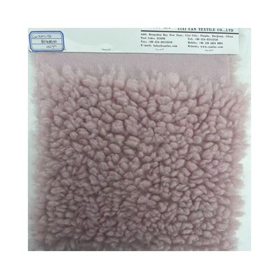 Ελαφρύ και ζεστό 58/60" βαρύ βάρος Polyester Sherpa Fleece υφάσματα για χειμερινά ρούχα