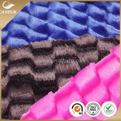 100% Polyester πλεκτό PV Plush ύφασμα με αριθμό νήματος ανάλογα με το αίτημά σας