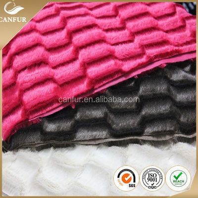 100% Polyester πλεκτό PV Plush ύφασμα με αριθμό νήματος ανάλογα με το αίτημά σας
