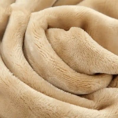 Προσαρμοσμένο χρώμα 100D Yarn Count Coral Fleece Fabric για Πιτζάμες 300gm Double Faced
