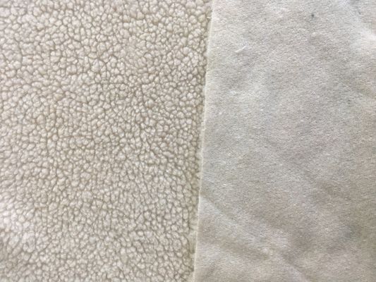 100D απλή 100% πολυεστέρα Jackets Sherpa ύφασμα Εφοδιασμός ύφασμα με ανθεκτική στη συρρίκνωση