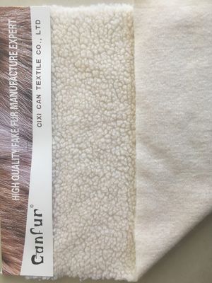 100D απλή 100% πολυεστέρα Jackets Sherpa ύφασμα Εφοδιασμός ύφασμα με ανθεκτική στη συρρίκνωση