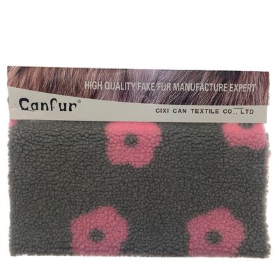 Προσαρμοσμένο πλεκτό ύφασμα Jacquard Sherpa για τις απαιτήσεις του πελάτη