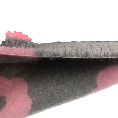 Προσαρμοσμένο πλεκτό ύφασμα Jacquard Sherpa για τις απαιτήσεις του πελάτη