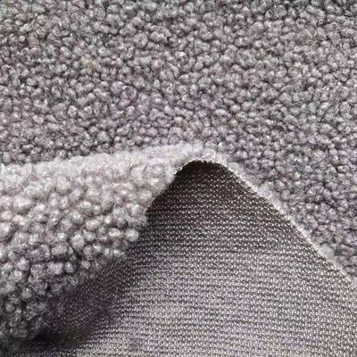 100% Πολυεστέρα Λευκό Ψεύτικο Πραγματικό Sherpa Plush Fleece υφάσματα για χειμερινά αξεσουάρ