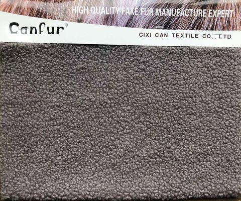 100% Πολυεστέρα Λευκό Ψεύτικο Πραγματικό Sherpa Plush Fleece υφάσματα για χειμερινά αξεσουάρ