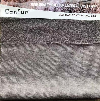 100% Πολυεστέρα Λευκό Ψεύτικο Πραγματικό Sherpa Plush Fleece υφάσματα για χειμερινά αξεσουάρ