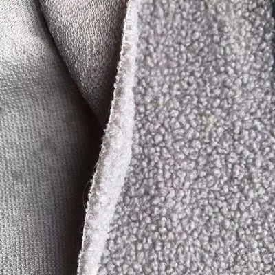 100% Πολυεστέρα Λευκό Ψεύτικο Πραγματικό Sherpa Plush Fleece υφάσματα για χειμερινά αξεσουάρ