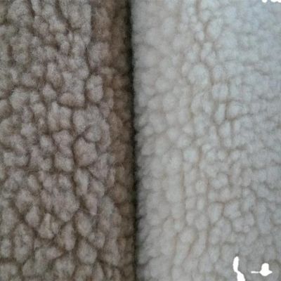 2023 Μέση έως τέλος Εργοστάσια Παραγγείλετε Polyester Particle Lamb Wool για επένδυση σε πολυτελές στυλ