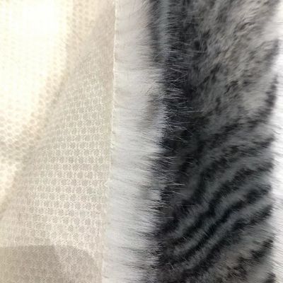 100% πολυεστέρα Υλικό εμπρός Γυναικεία ψεύτικη γούνα Υλικό υφαντικού υφάσματος για ενδύματα