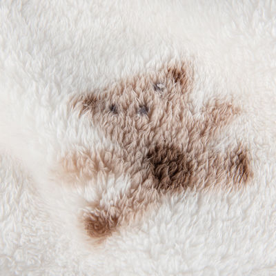 Ελαφρύ και άνετο Teddy Bear εκτύπωση Fleece ύφασμα για παιδιά Φορούν 100% πολυεστέρα προσαρμοσμένη