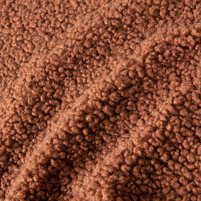 100 Polyester Knitted Teddy Fabric Textile with Customized Density Sherpa Fleece (Πολυεστέρας πλεγμένο Teddy Fabric με προσαρμοσμένη πυκνότητα)