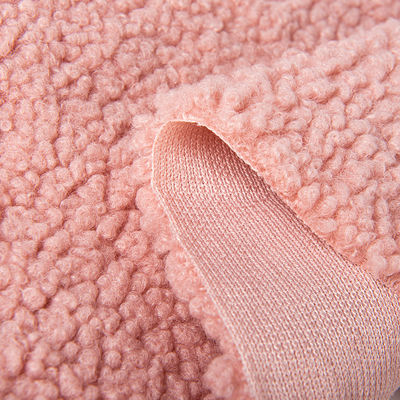 100 Polyester Knitted Teddy Fabric Textile with Customized Density Sherpa Fleece (Πολυεστέρας πλεγμένο Teddy Fabric με προσαρμοσμένη πυκνότητα)