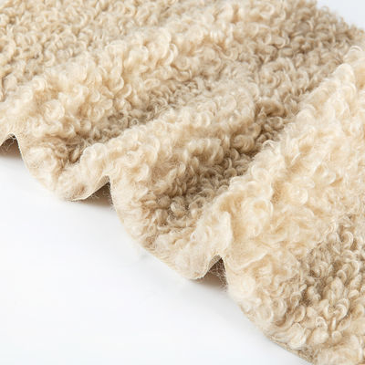 58/60" πλάτος 100% Polyester Fleece Teddy ύφασμα για ενδύματα Flannelette κύκλοι Κουροδέματα