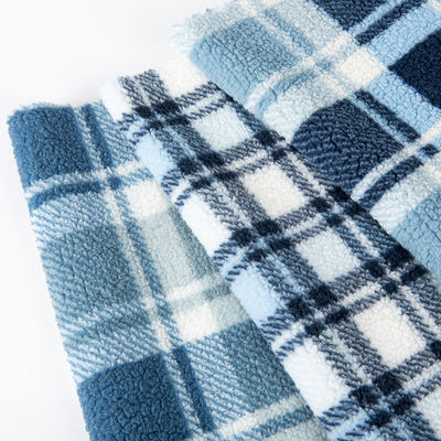 Super Soft 100 Πολυεστέρας πλεκτό Custom Pattern 3D Jacquard Mirco Sherpa Fleece υφάσματα για ένδυση