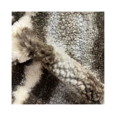 100% Polyester Sherpa Fleece ύφασμα σε 58/60 " πλάτος για εξατομικευμένη διακόσμηση σπιτιού