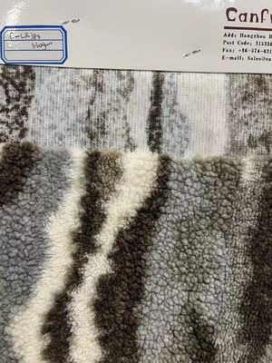 100% Polyester Sherpa Fleece ύφασμα σε 58/60 " πλάτος για εξατομικευμένη διακόσμηση σπιτιού