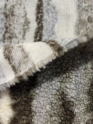 100% Polyester Sherpa Fleece ύφασμα σε 58/60 " πλάτος για εξατομικευμένη διακόσμηση σπιτιού