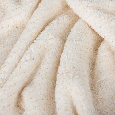 Υφάσματα πλεξίματος 100% πολυεστέρα Sherpa Fleece για κουβέρτα με δύο πλευρές Micro Polar
