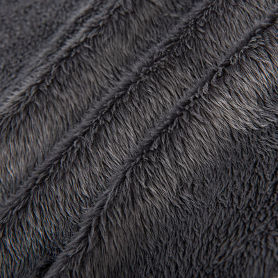 Ελαφρύς δέρματος Sherpa Short Fur Fabric για παιχνίδια/καλσόν 100% πολυεστέρας Πνευστό νήμα αριθμός Όχι