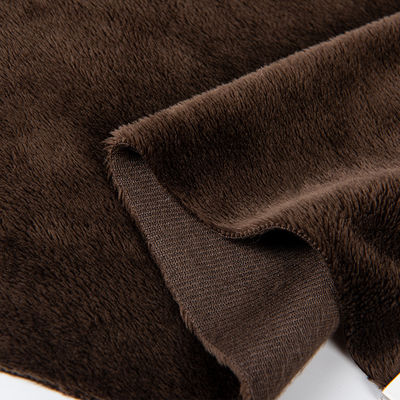 Ελαφρύς δέρματος Sherpa Short Fur Fabric για παιχνίδια/καλσόν 100% πολυεστέρας Πνευστό νήμα αριθμός Όχι