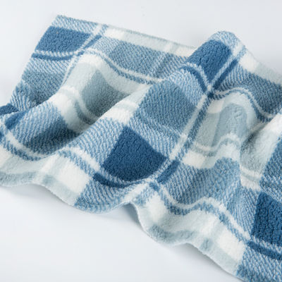 Τυπωμένο 100% Polyester Textile Sherpa Fleece Fabric για ενδύματα με στυλ TWILL