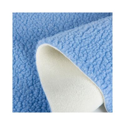 100% Polyester Sherpa Fleece Teddy Bonded Suede πλεκτό ύφασμα για την κατασκευή ενδυμάτων