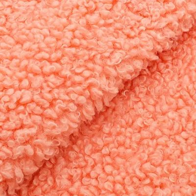 Γυναικείο παλτό 300GSM Teddy Fleece υφάσματα μαλακό κέλυφος Custom Color 100% Polyester δωρεάν δείγματα