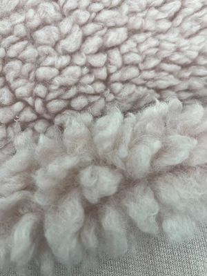 Υφάσματα Teddy φτιαγμένα από Sherpa Fleece 100% Polyester βαρύ βάρος για χειμερινό ένδυμα