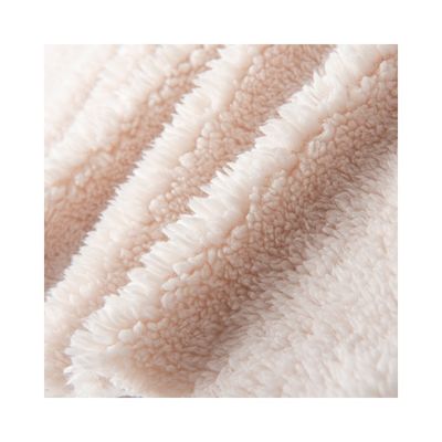 Εμφασμένο Super Soft 100 Polyester πλεκτό Custom Mirco Sherpa Fleece ύφασμα για επένδυση