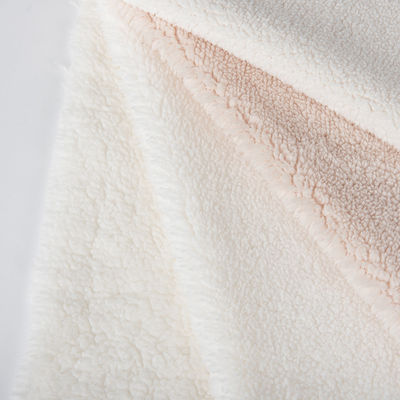 Εμφασμένο Super Soft 100 Polyester πλεκτό Custom Mirco Sherpa Fleece ύφασμα για επένδυση