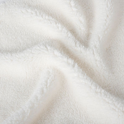 Εμφασμένο Super Soft 100 Polyester πλεκτό Custom Mirco Sherpa Fleece ύφασμα για επένδυση