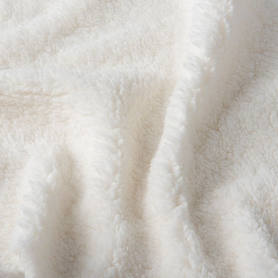 Εμφασμένο Super Soft 100 Polyester πλεκτό Custom Mirco Sherpa Fleece ύφασμα για επένδυση