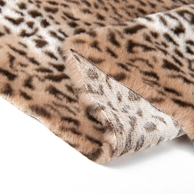 58/60" πλάτος Polyester Fux Rabbit Fur Fabric με εξατομικευμένη εκτύπωση