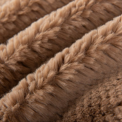 Σχεδιασμός Short Fur Fake Fur Sherpa Teddy υφασμάτινο με 100% Polyester υλικό μπροστινού μέρους