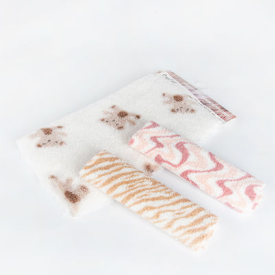 Ελαφρύ 100% Polyester Jacquard Sherpa Fleece Fabric για χειμερινά ρούχα πλεκτό σχεδιασμό