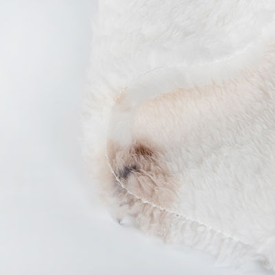 Ελαφρύ 100% Polyester Jacquard Sherpa Fleece Fabric για χειμερινά ρούχα πλεκτό σχεδιασμό