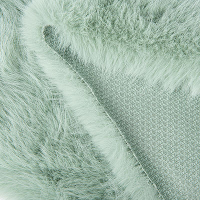 100% Polyester Plush Fabric Long Hair Fux Fur Fabrics για ενδύματα Επεξεργασία-φώτιση