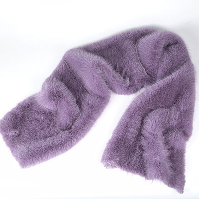 100% Polyester Plush Fabric Long Hair Fux Fur Fabrics για ενδύματα Επεξεργασία-φώτιση