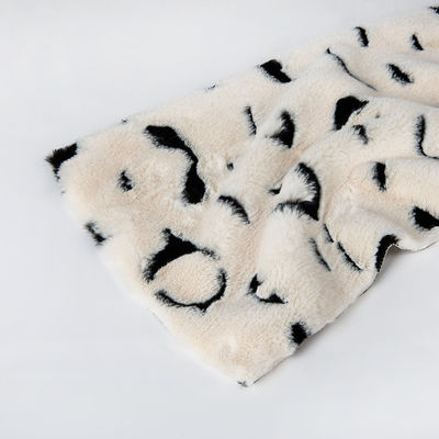 FDY Εκτύπωση για ενδύματα Κατασκευή 100 Polyester Sherpa Fux Fur Warp Suede Τύπος υφάσματος