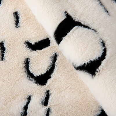 FDY Εκτύπωση για ενδύματα Κατασκευή 100 Polyester Sherpa Fux Fur Warp Suede Τύπος υφάσματος