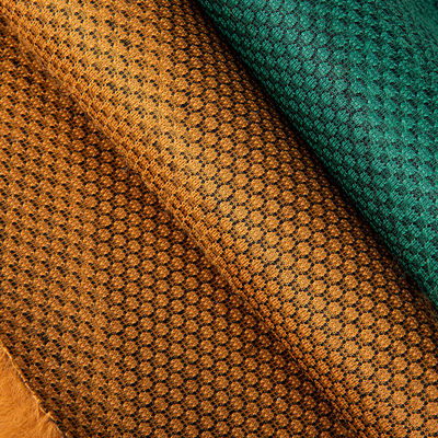 Προσαρμόσιμο Jacquard Τεχνητό Μακρύ Φαριτωμένο Δέρμα με υλικό 100% Polyester