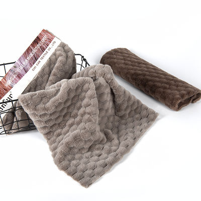 100% Polyester Design Soft Rabbit Fur Fux Fur Fabric για ενδύματα/υφασματικές υφαντικές ύλες/χαλιά