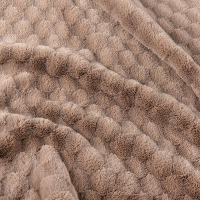100% Polyester Design Soft Rabbit Fur Fux Fur Fabric για ενδύματα/υφασματικές υφαντικές ύλες/χαλιά